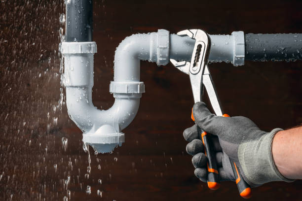 Professional Emergency Plumber technician working in Deerfield, MA